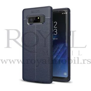 Silikonska futrola IMITACIJA KOZE No4 za XIaomi Realme C11 2020 teget