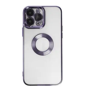 Futrola CIRCLE METALIK za iPhone 12 Pro (6.1) ljubicasta