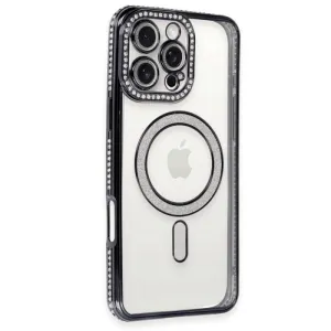 Futrola Shine Magsafe za Samsung Galaxy S25 Plus crna