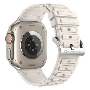 FORCELL F-DESIGN FA06 silikonska narukvica za APPLE Watch 38/40/41 mm bela