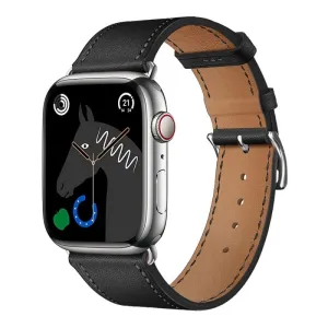 FORCELL F-DESIGN FA20 narukvica od ekoloske koze za APPLE Watch 38/40/41 mm crna