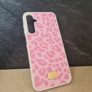 Futrola Leather Print za Xiaomi Redmi Note 14 Pro 5G roze