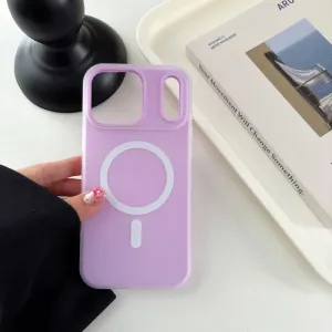Futrola Case Protection Magsafe za iPhone 16 ljubicasta