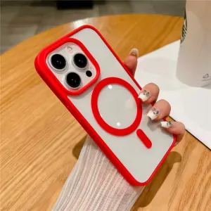 Futrola MAGSAFE SMOOTH za iPhone 16 Pro Max crvena