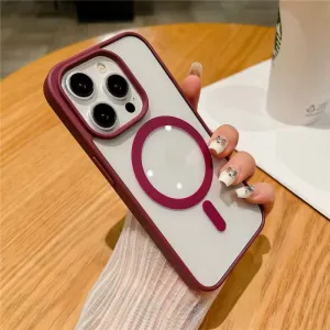 Futrola MAGSAFE SMOOTH za iPhone 15 Pro Max (6.7) bordo