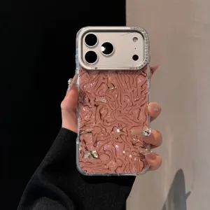 Futrola Luxury Mermer za iPhone 17 Pro Max braon