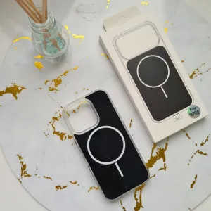 Futrola Orange Magsafe za iPhone 17 Pro Max crna