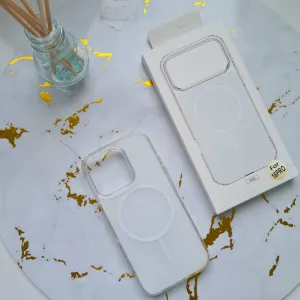 Futrola Orange Magsafe za iPhone 17 Pro Max bela