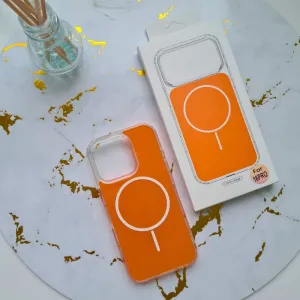 Futrola Orange Magsafe za iPhone 16 Pro Max narandzasta