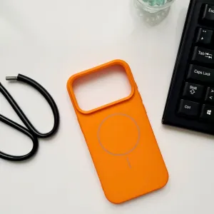 Silikonska Futrola SOFT X-Cell Magsafe za iPhone 17 narandzasta