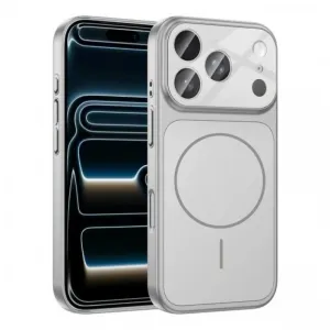 Futrola Titanium Magsafe za iPhone 17 siva