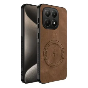 Futrola Leather Man Magsafe za Honor X7c braon