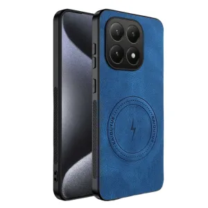 Futrola Leather Man Magsafe za Honor X7c teget