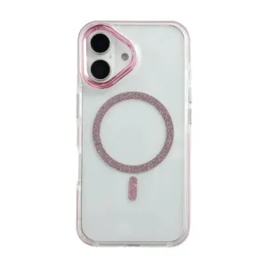 Futrola Transparent Color za iPhone 17 Pro Max roze