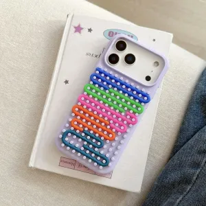 Futrola Color anti-slip za iPhone 17 Pro lila