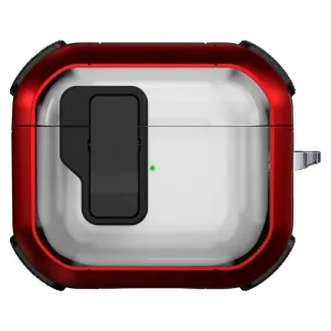 Futrola za slusalice airpods 4  X-Cell Protective Case providno-crvena