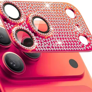 Zastita za kameru CIRKON za iPhone 17 crvena