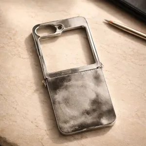 Futrola Leather Premium za Samsung Galaxy Z Flip 6 /  Z Flip 7 FE zelena