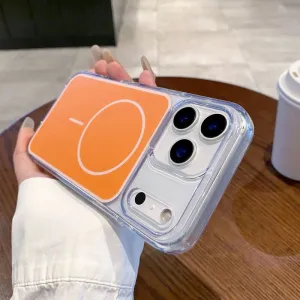 Futrola Color Magsafe za iPhone 17 Pro Max narandzasta
