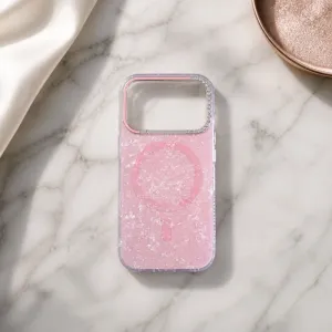 Futrola Cristal Magsafe za iPhone 17 Pro roze