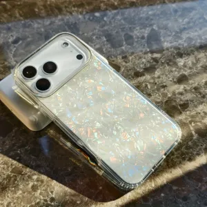 Futrola Mermer za iPhone 17 Pro bela