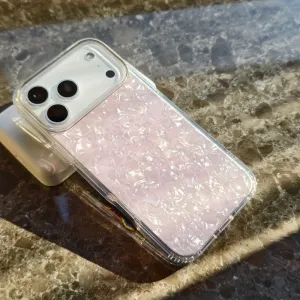 Futrola Mermer za iPhone 17 roze