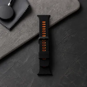 Narukvica za sat X-Cell Apple Watch 42/44/45/49 mm No9 crno-narandzasta
